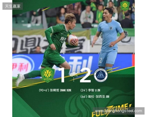 终结5轮不胜！国安1-0绝杀新鹏城 张稀哲89分钟绝杀送新鹏城3连败